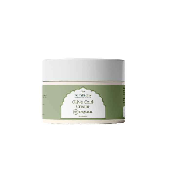 Al Nisa Unscented Olive Cold Moisturizing Cream for Dry Skin