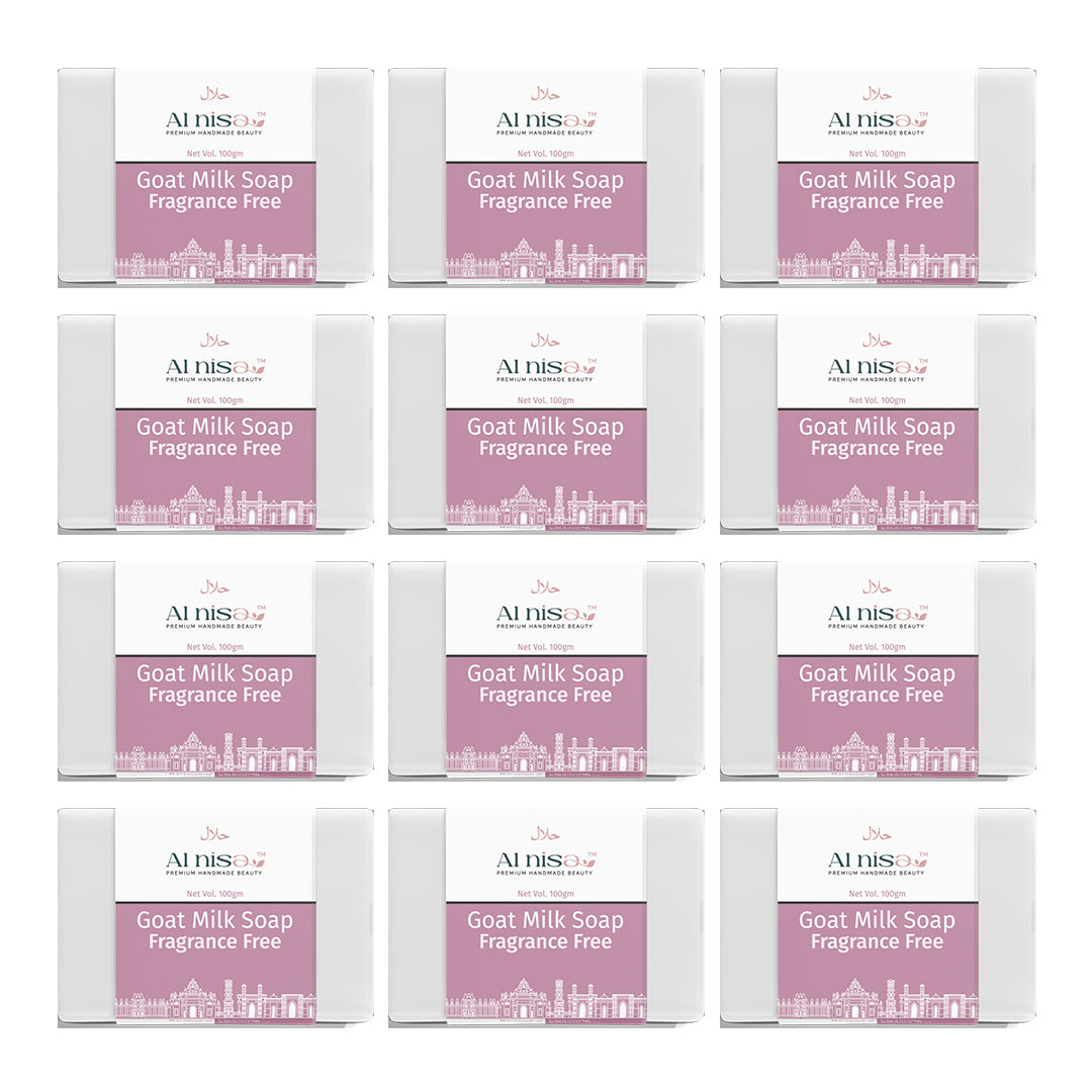 Al Nisa Unscented Goat Milk Hand Made Soap For Smooth Skin