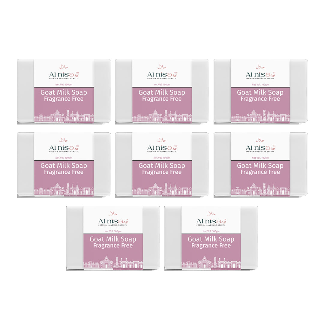 Al Nisa Unscented Goat Milk Hand Made Soap For Smooth Skin
