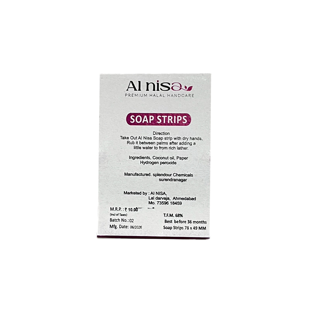 Al Nisa Unscented Hand Paper Strip Everyday Use