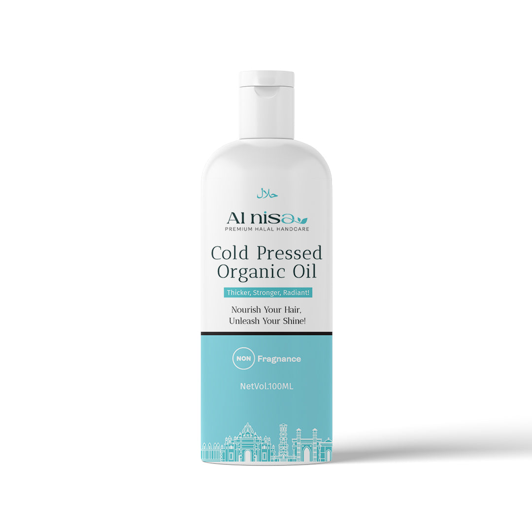 Al Nisa Unscented Cold Pressed Organic Hair Oil For Thicker Hair