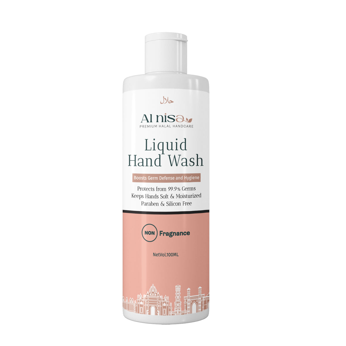 Al Nisa Unscented Liquid Hand Wash, Paraben & Silicone Free