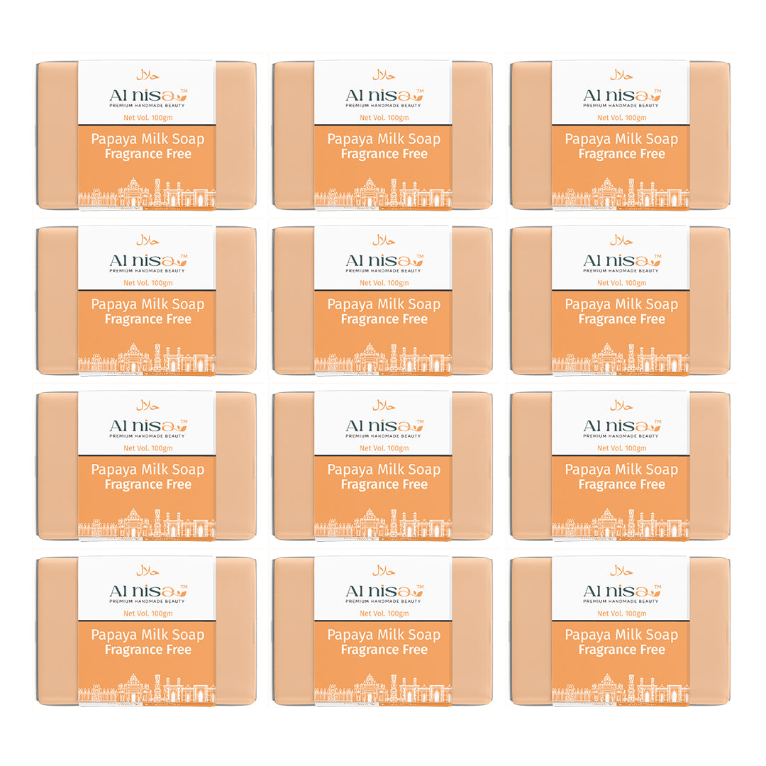 Al Nisa Unscented Papaya Milk Hand Made Soap