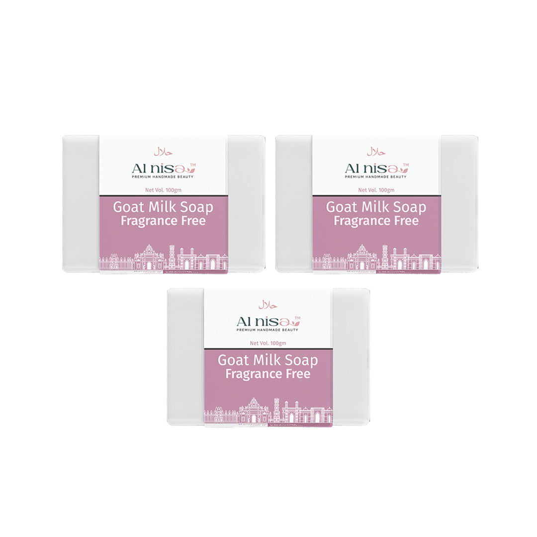 Al Nisa Unscented Goat Milk Hand Made Soap For Smooth Skin