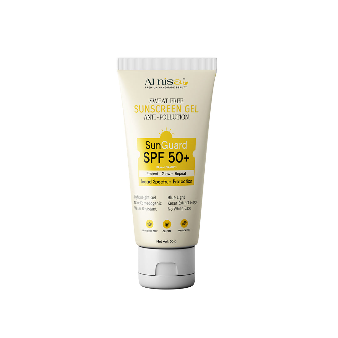 Alnisa Unscented Sweat Free Sunscreen Gel Spf 50+